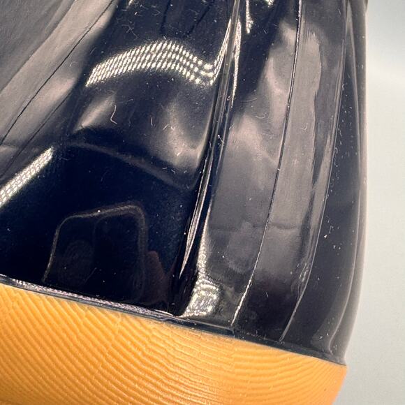 NEW JBU Women’s Maplewood Waterproof Lace Up Rain Boots Navy/Tan Size 11M - Picture 7 of 11